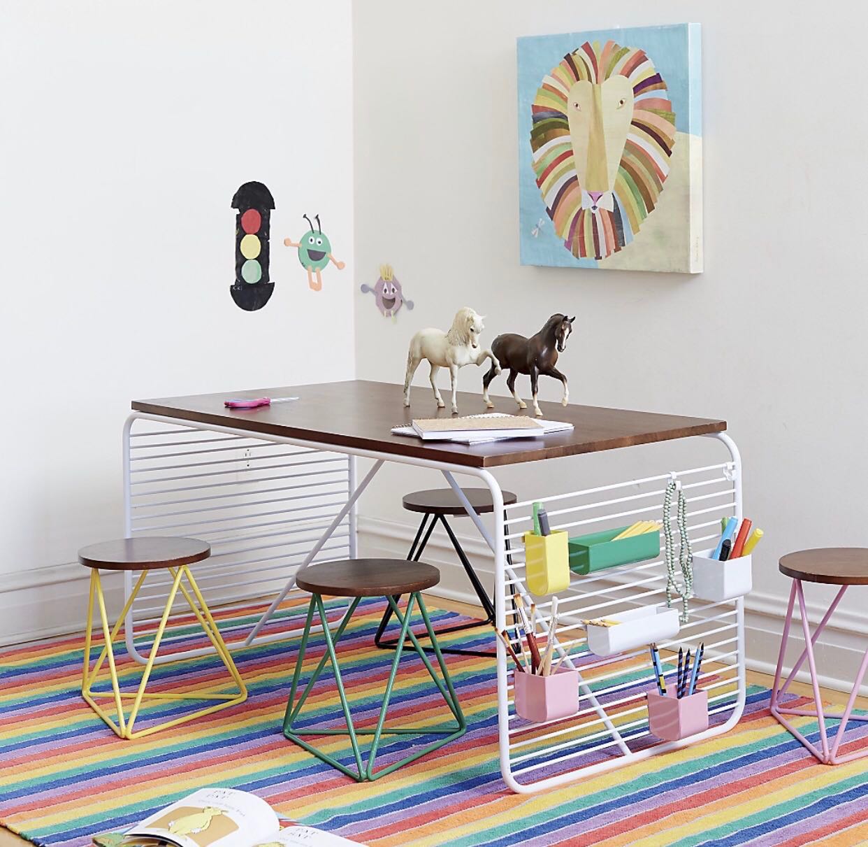 Crate and store barrel kids stool