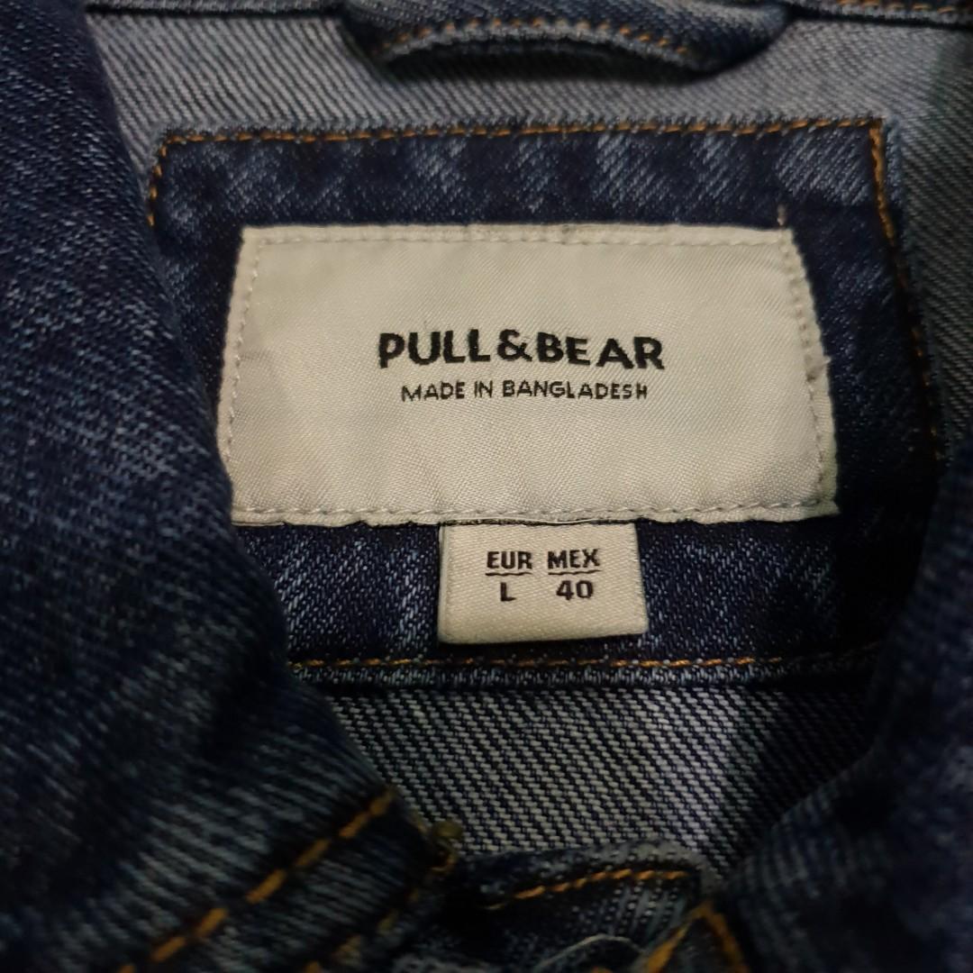 Pull and bear discount trucker denim jacket
