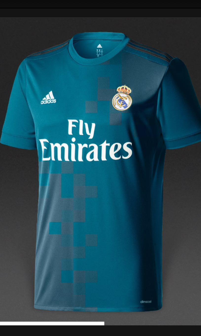 real madrid turquoise jersey