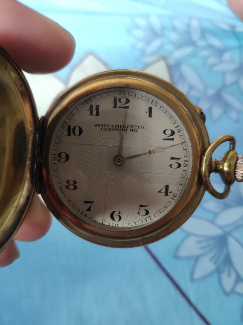 Ancre de clearance precision pocket watch