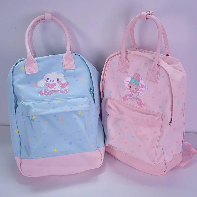 pastel pink kanken bag