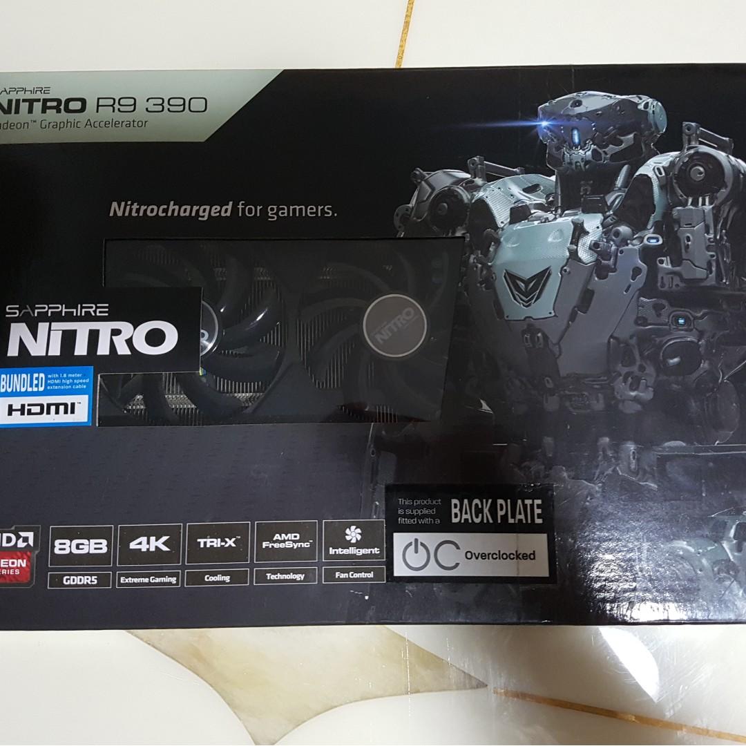 Sapphire Nitro R9 390, Computers & Tech, Parts & Accessories, Computer ...