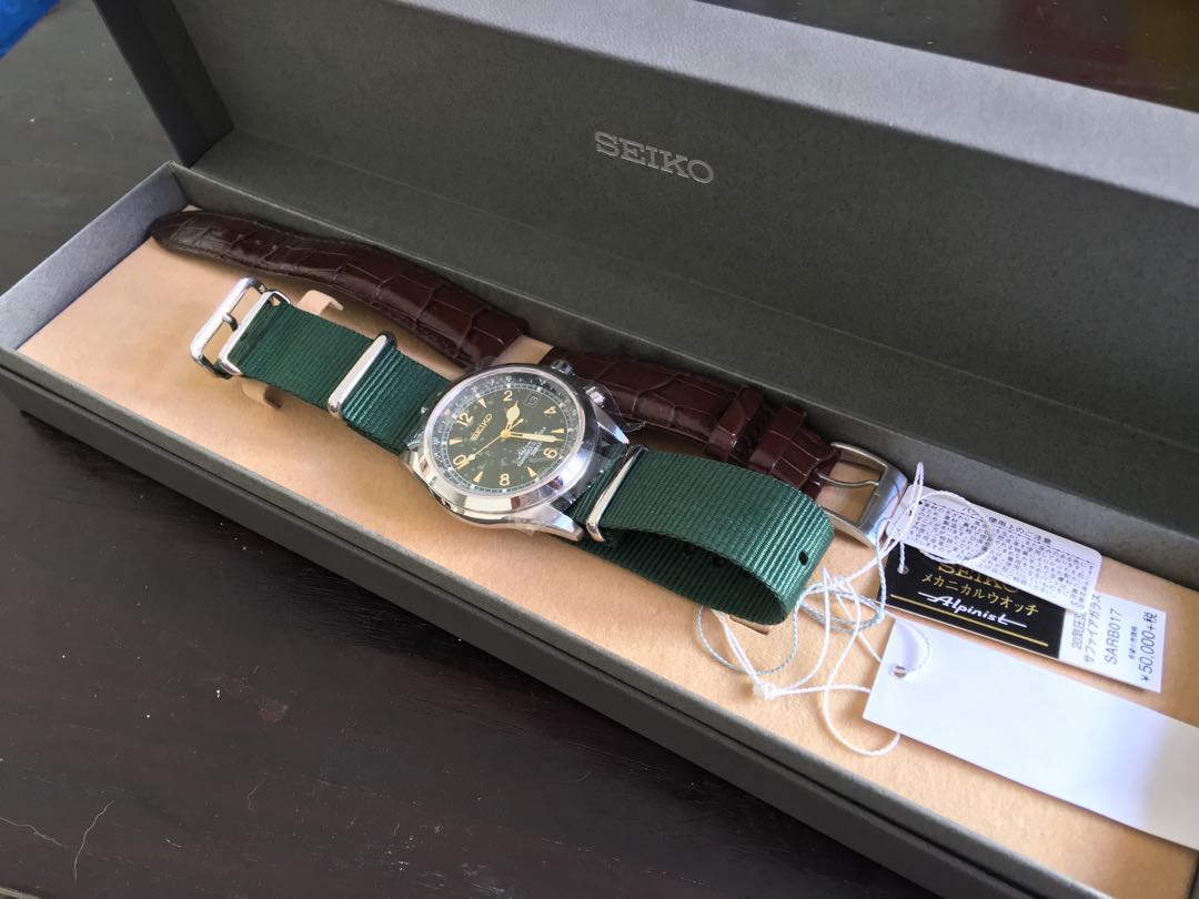 Seiko SARB017 w/ Tags and NATO Strap, Luxury, Watches on Carousell