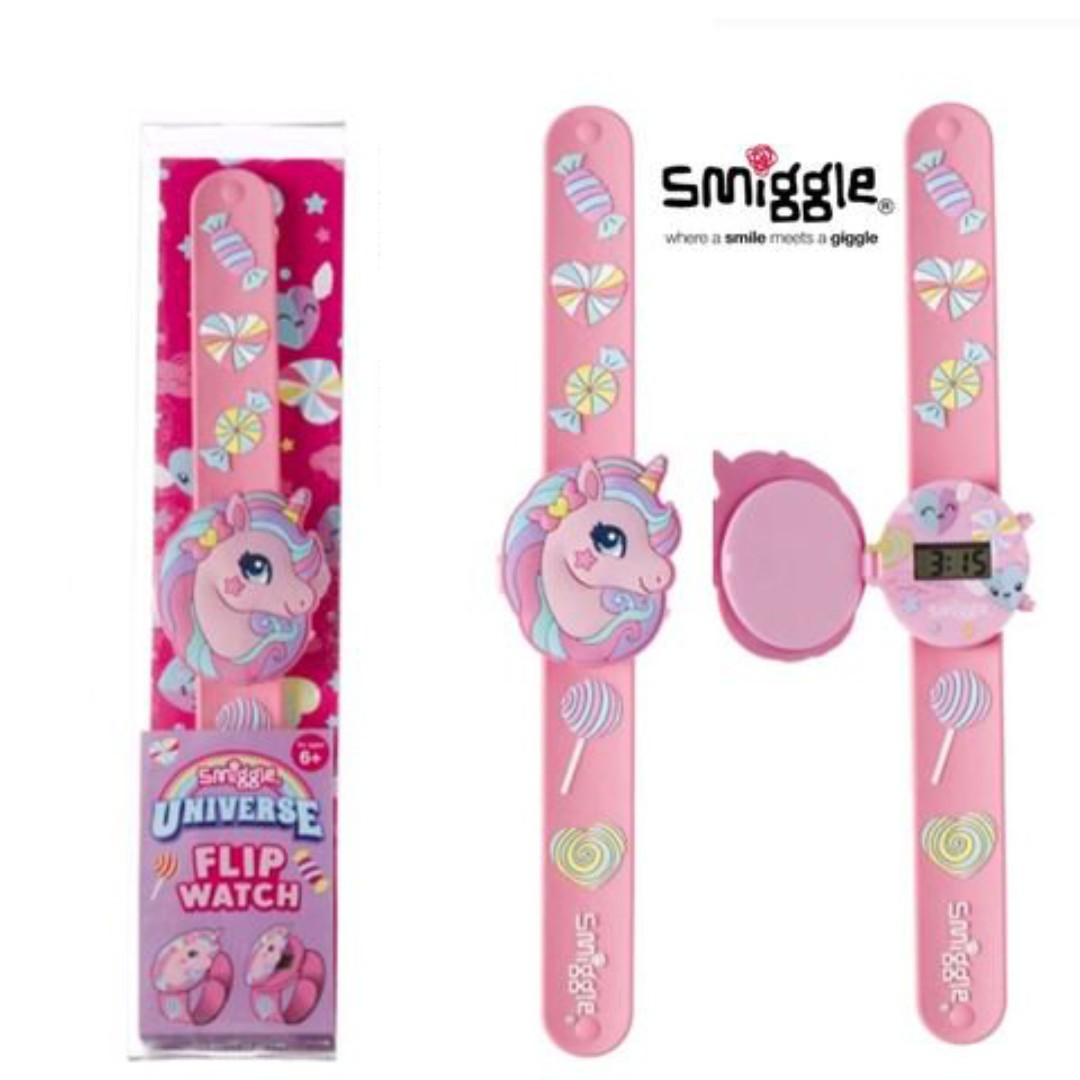 Smiggle Universe Flip Watch Unicorn  Jam Tangan Unicorn  