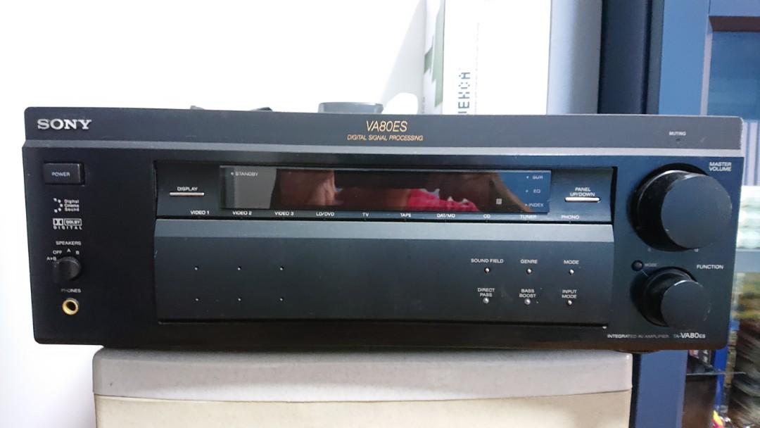 sony amplifier with speakers