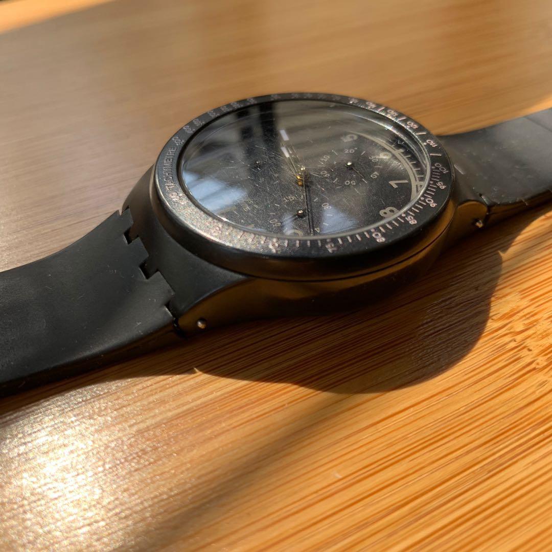 swatch black efficiency