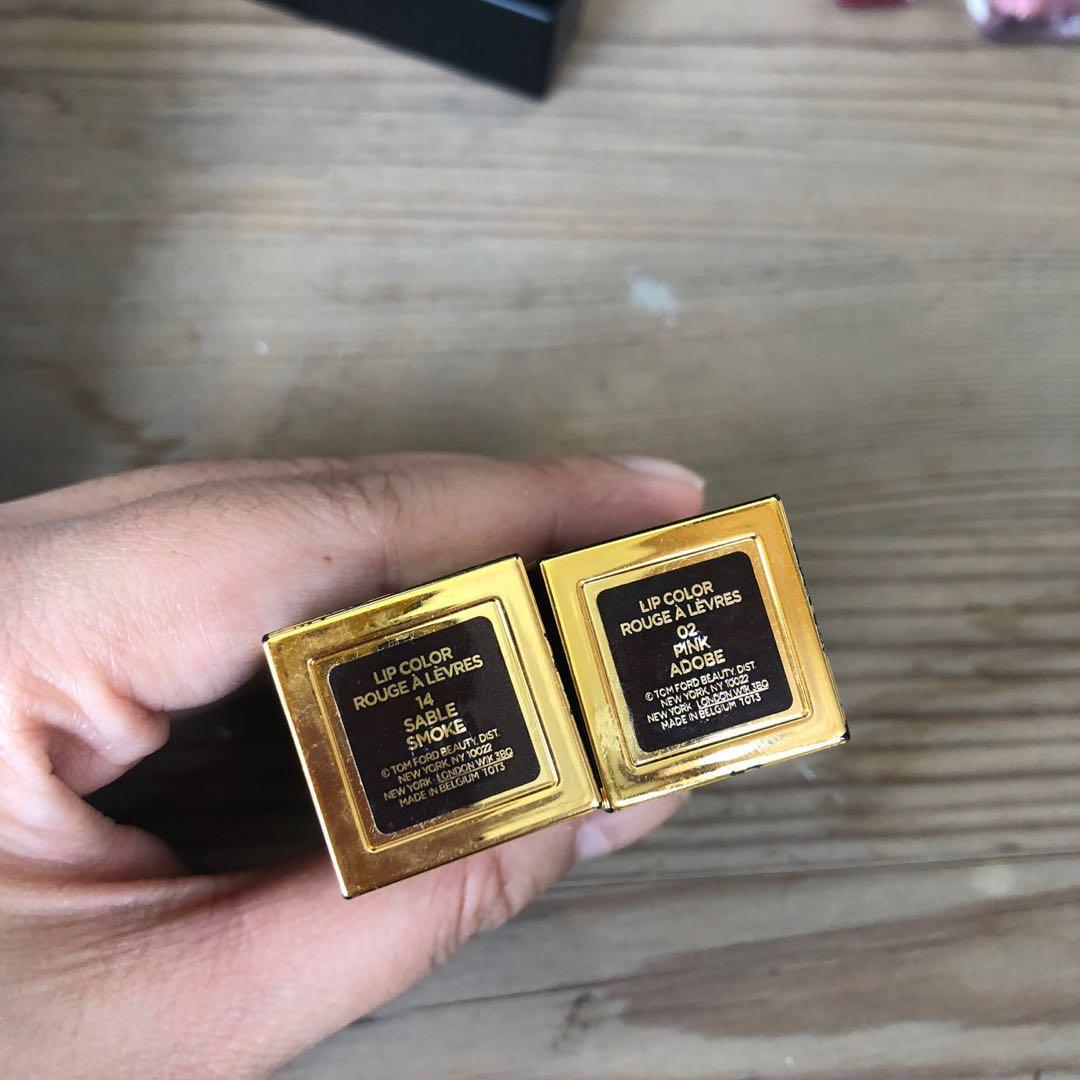 Tom Ford Lipsticks In Pink Adobe And Sable Smoke, Beauty & Personal Care,  Face, Makeup On Carousell