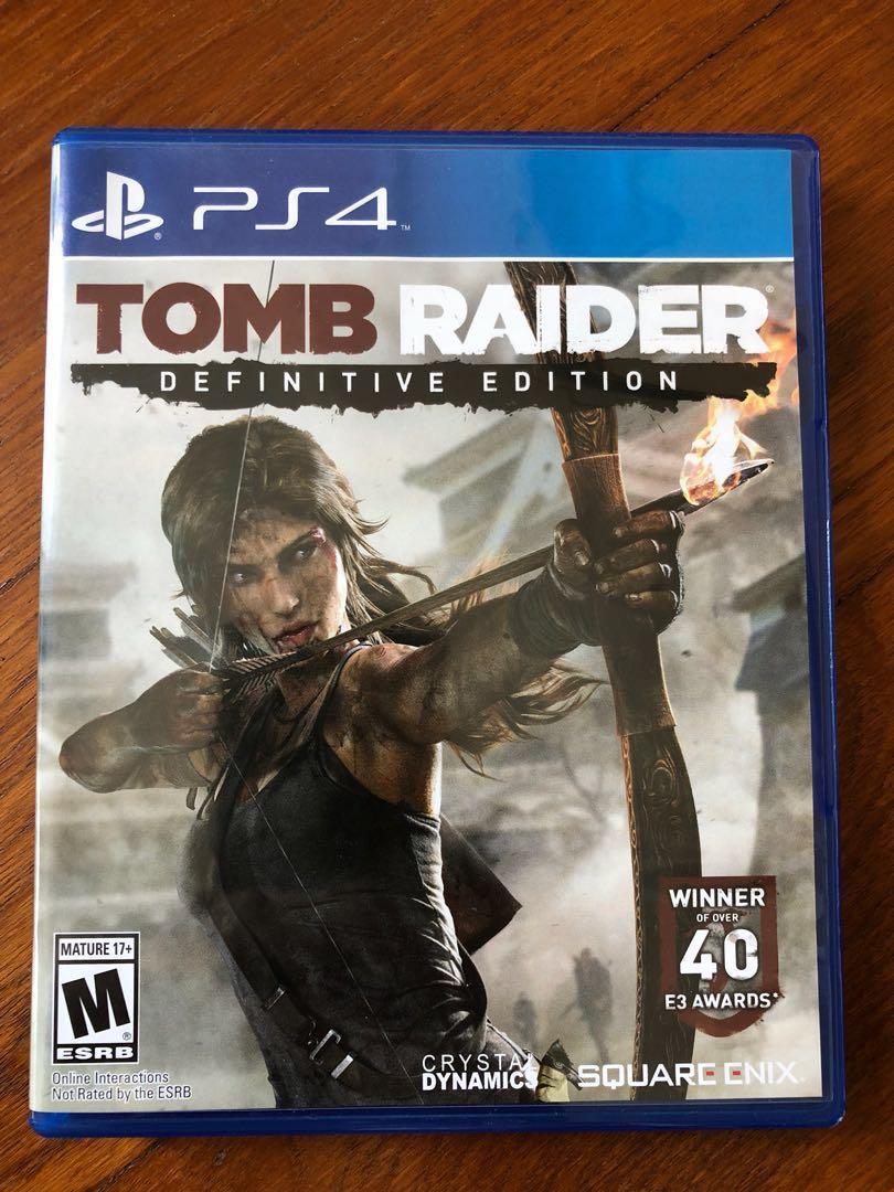 Tomb Raider Definitive Edition Ps4 Toys Games Video Gaming Video Games On Carousell