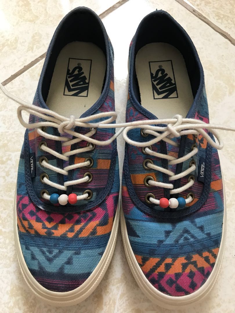 vans printed sneakers