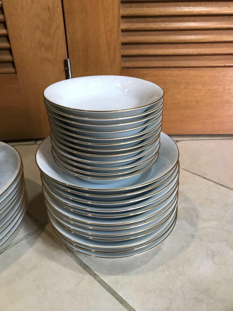 Vintage Goldtrim Noritake Dinner Set, Furniture & Home Living