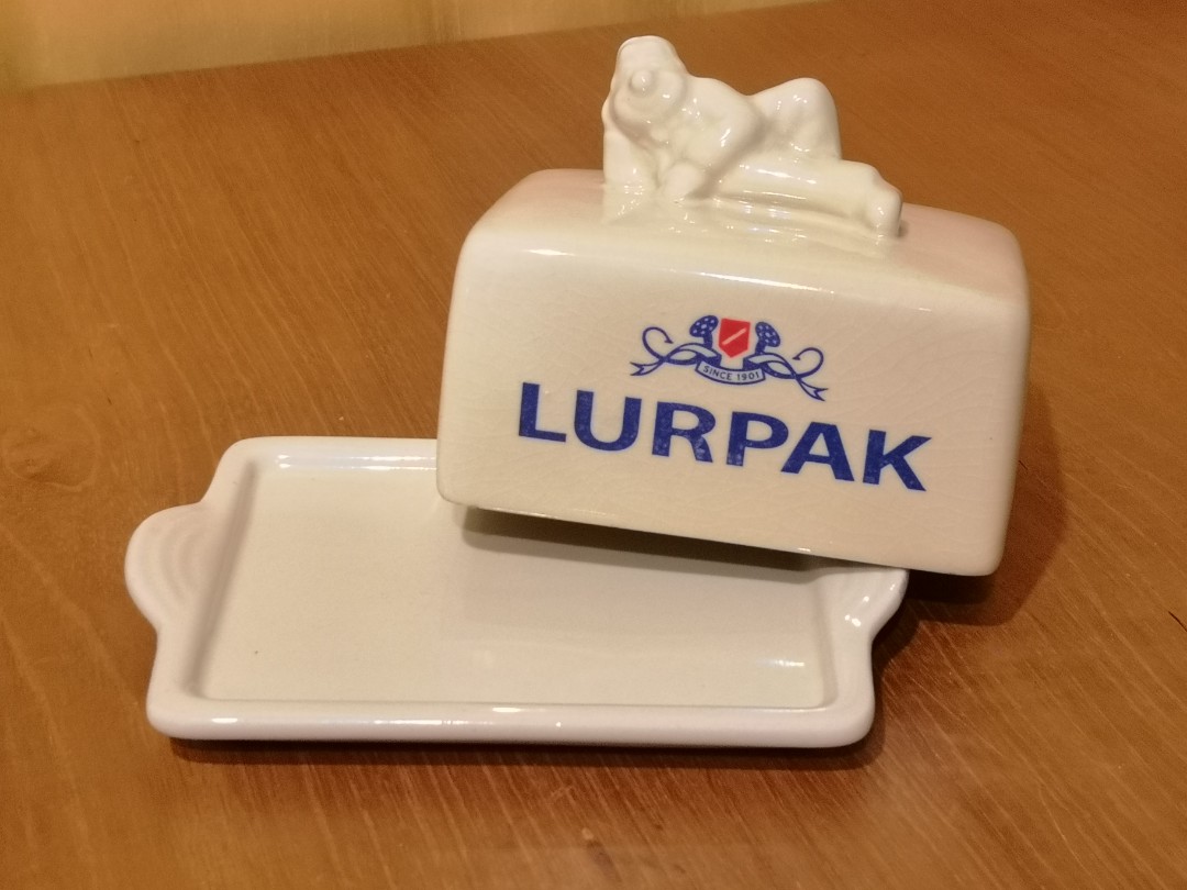 Vintage Lurpak Butter Dish, Furniture & Home Living, Kitchenware