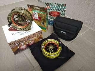 TFO BVK II fly reel set, Sports Equipment, Exercise & Fitness, Toning &  Stretching Accessories on Carousell