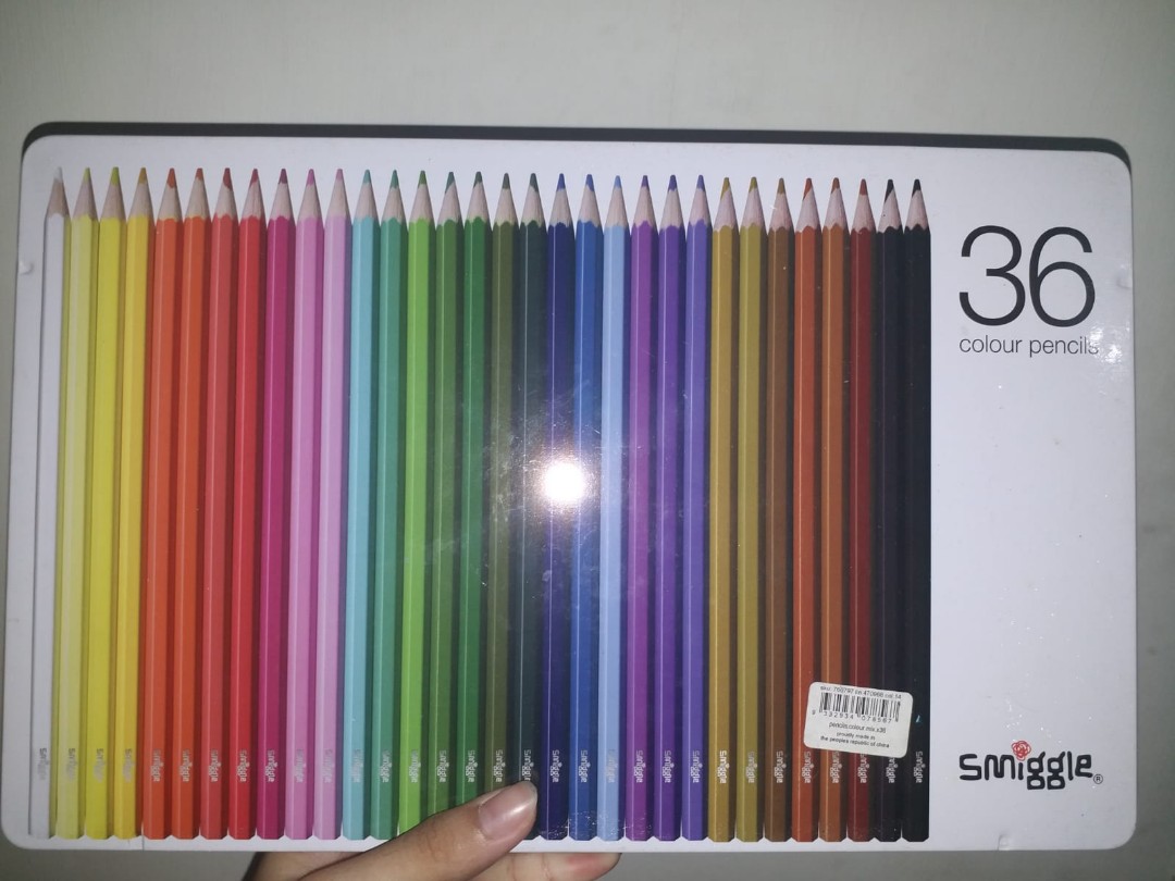 36 Colour Pencils - Smiggle, Hobbies & Toys, Stationery ...