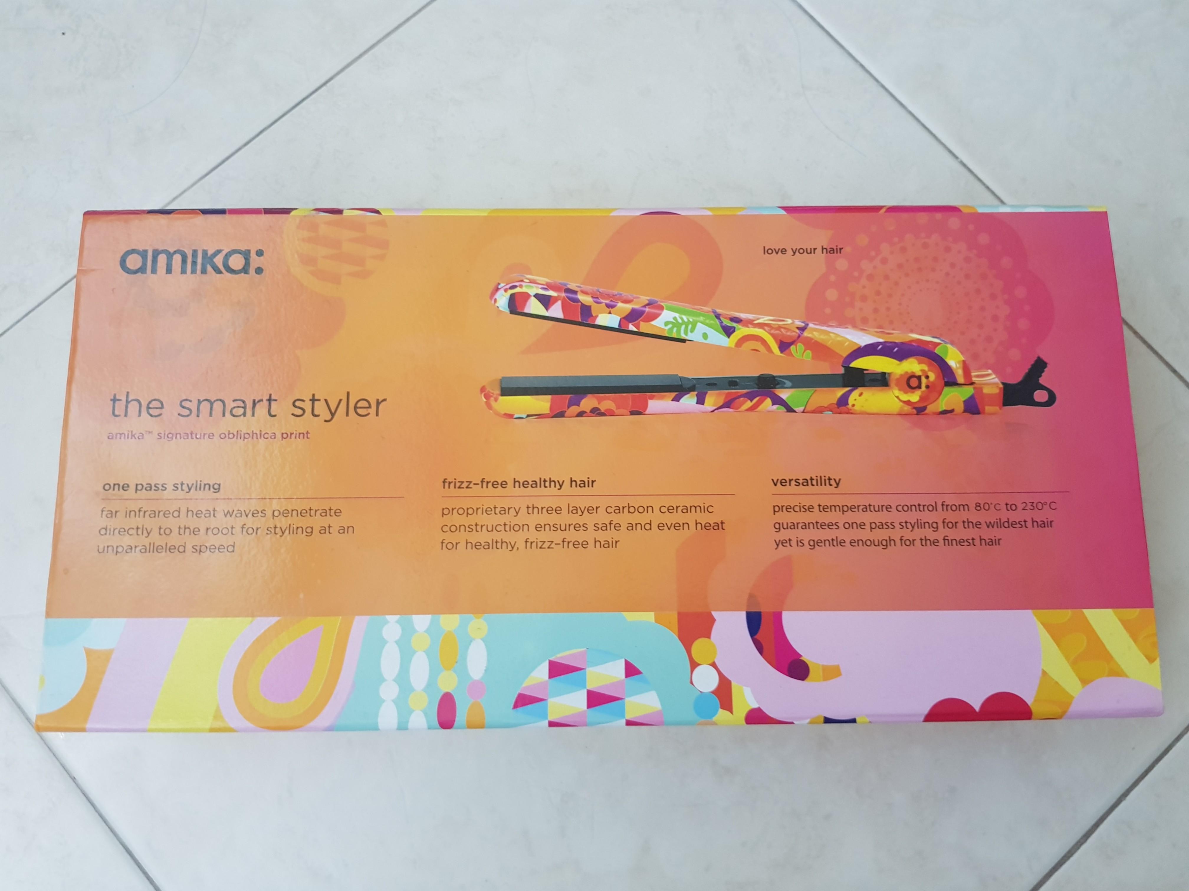 AMIKA Hair Styler Straightener Brand New