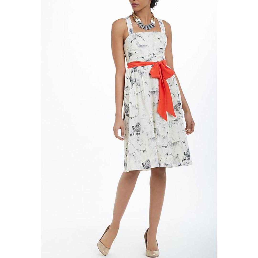 Dog print 2025 dress anthropologie