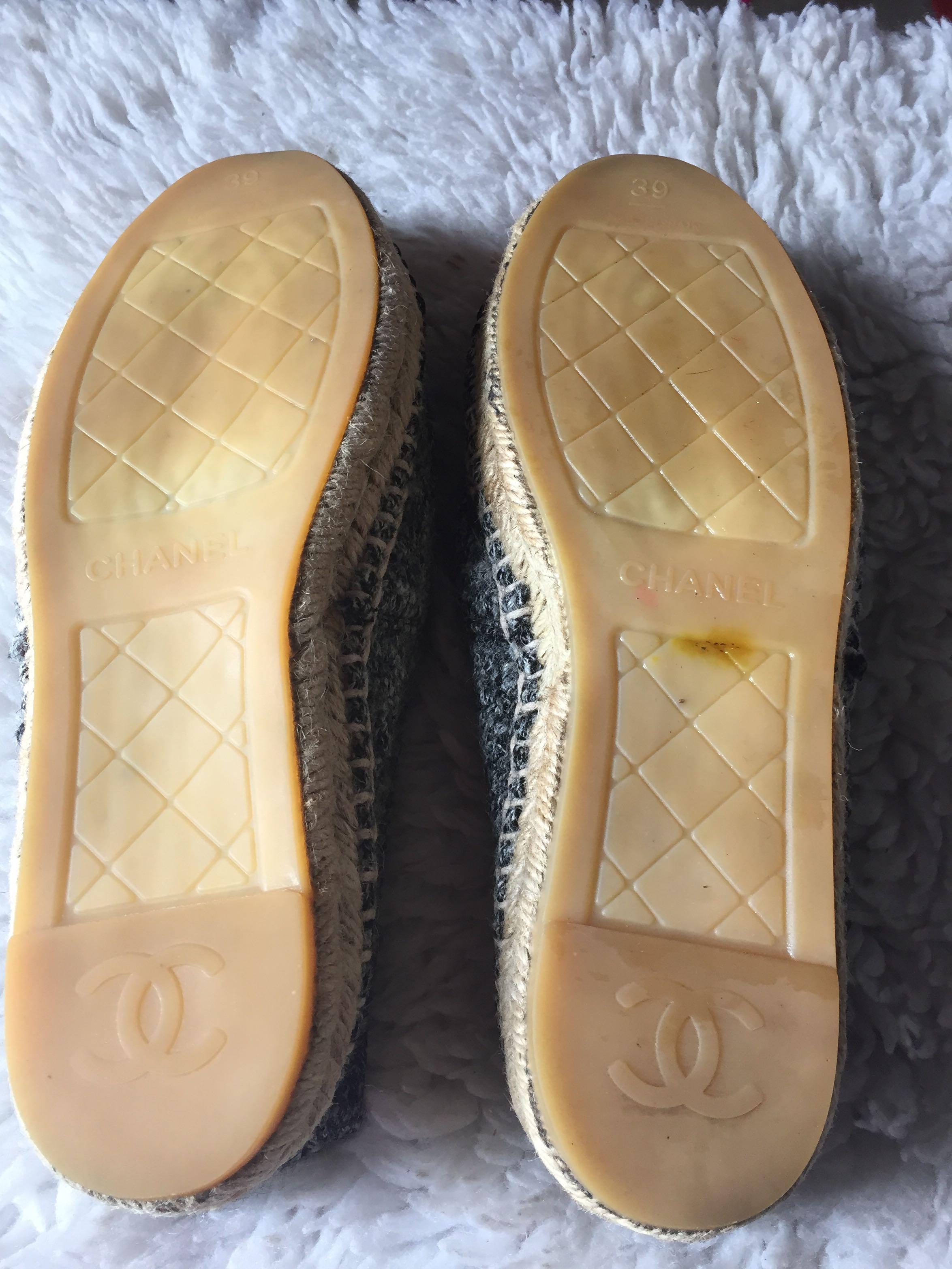 Chanel velvet cheap espadrilles 2018