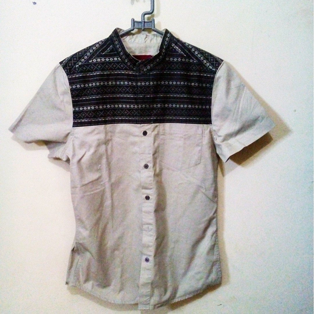 Baju Koko Muslim Etnik Merk Moc Slim Fit Men S Fashion Men S
