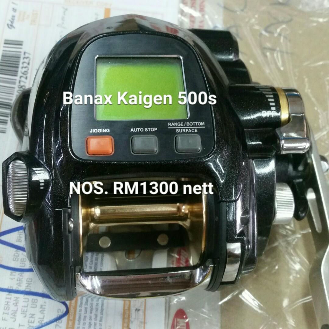 Banax Kaigen 500S electric reel, Sports Equipment, Fishing on