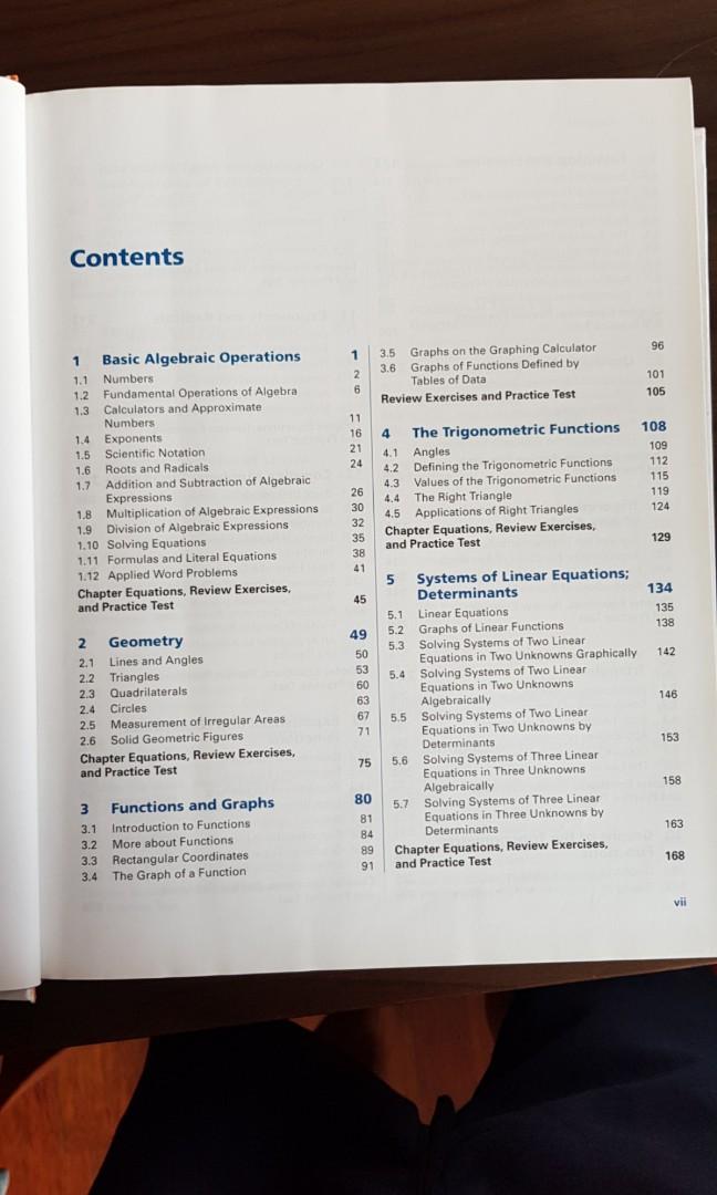 Basic technical mathematics with calculus (Category: Assessment Books) located in Singapore. Submitted by travellingselling (Listing ID 192454216, Image 2). Description: I only used this book for a new chapters required. Book as good as new. Come and see for yourself.