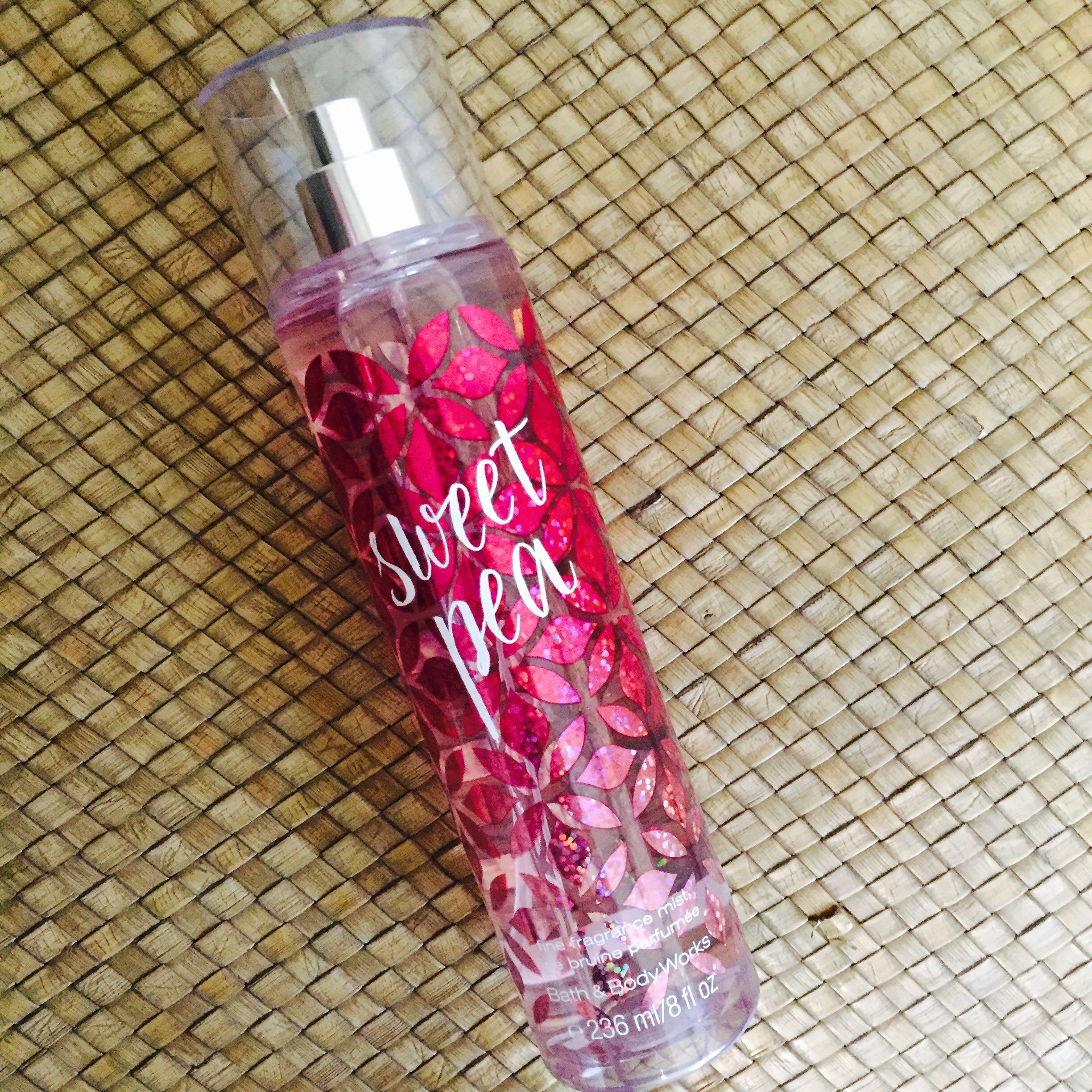 sweet pea body mist bath and body works