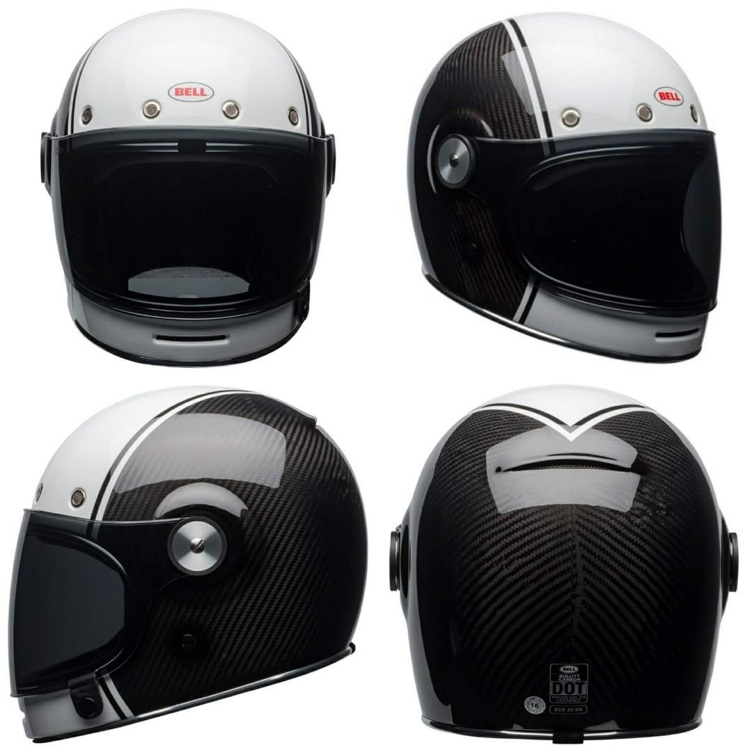 Bell bullitt Carbon pierce helmet Motorcycles Motorcycle Apparel