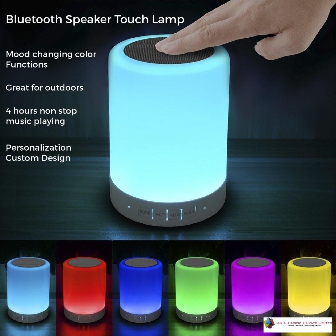 bluetooth speaker and lamp