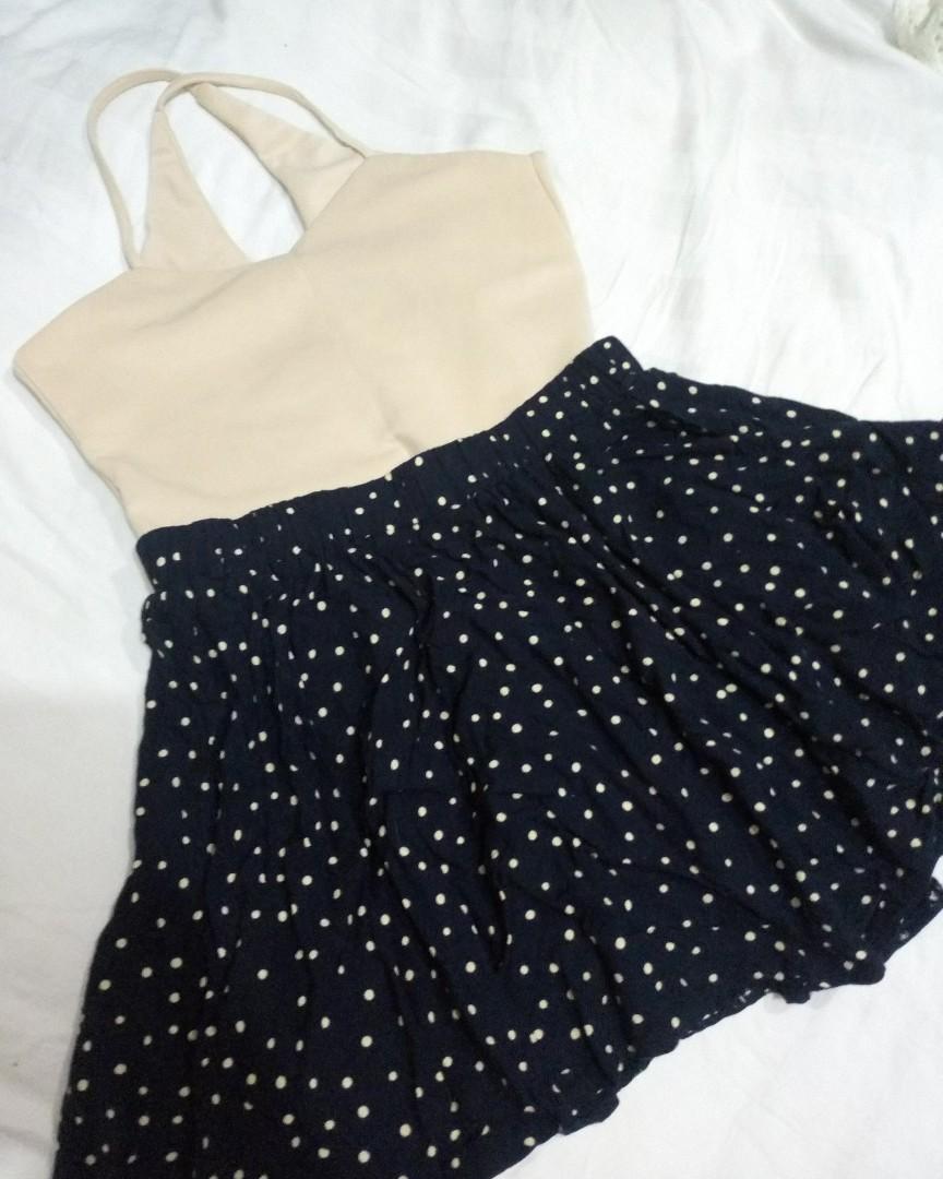 BRANDED SKIRTS | H&M | COTTON ON | SMALL | 120 (Category: Skirts) located in Malabon City. Submitted by malabonwardrobe (Listing ID 192443794, Image 2). Description: COTTON ON AND H&M SKIRT CHRONICLES POLKA DOTS BLACK IS LIFE SILKY POLKA DOTS SKIRT | COTTON ON | small | very cute | 120 COTTON POLKA DOTS SKIRT | Unbranded | small to medium | flowy | 120 SKATER SKIRT | H&M | small to medium | very cute | 120.