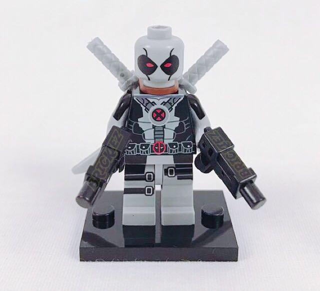 Brickiez X Force Gray Deadpool Minifigure Toys Games Bricks
