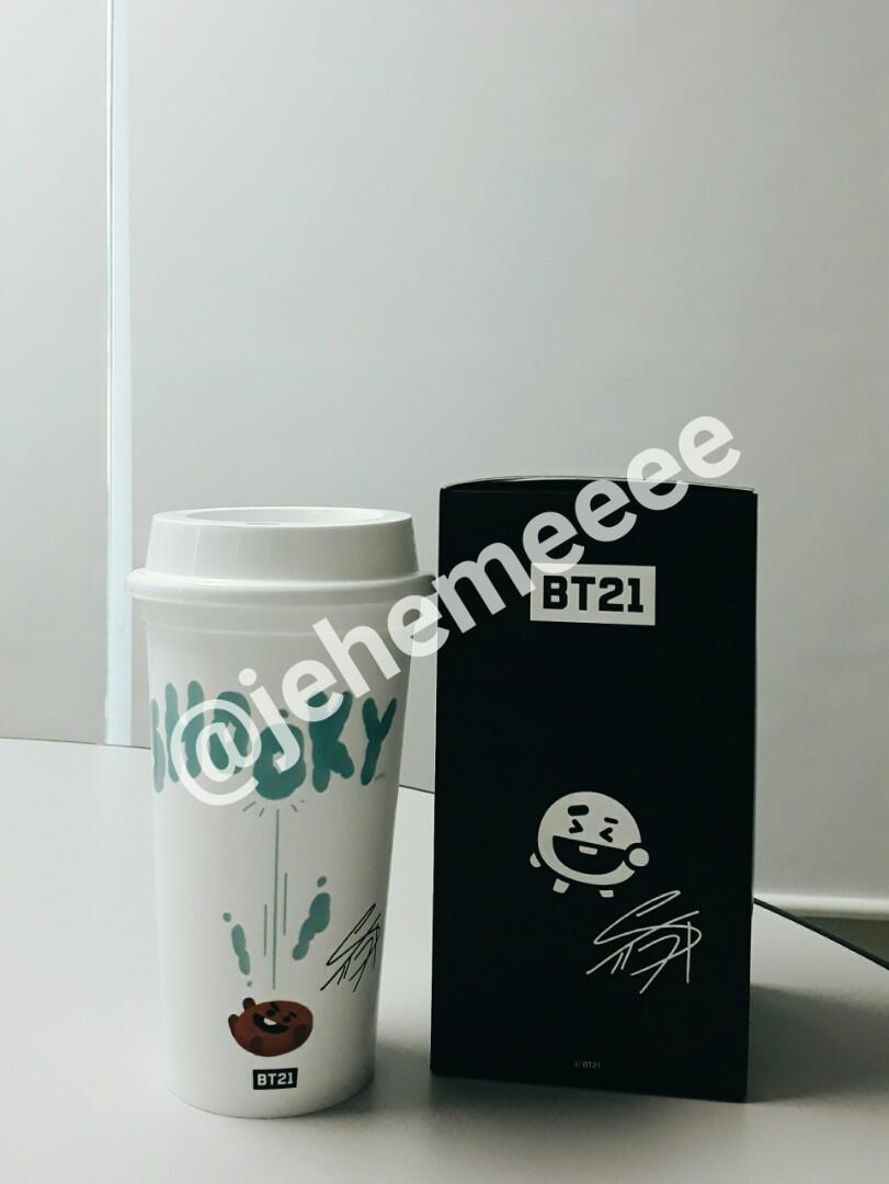 BT21 DUNKIN DONUT REUSABLE CUP (SHOOKY) (Category: Water Bottles & Tumblers) located in Manila. Submitted by jehemeeee (Listing ID 192412900, Image 1). Description: Limited edition of BT21 reusable cups. Just bought in korea. Also available: TATA, KOYA, MANG, CHIMMY SOLD: COOKY, RJ DELIVERY + SF IF MEET-UP + 50.