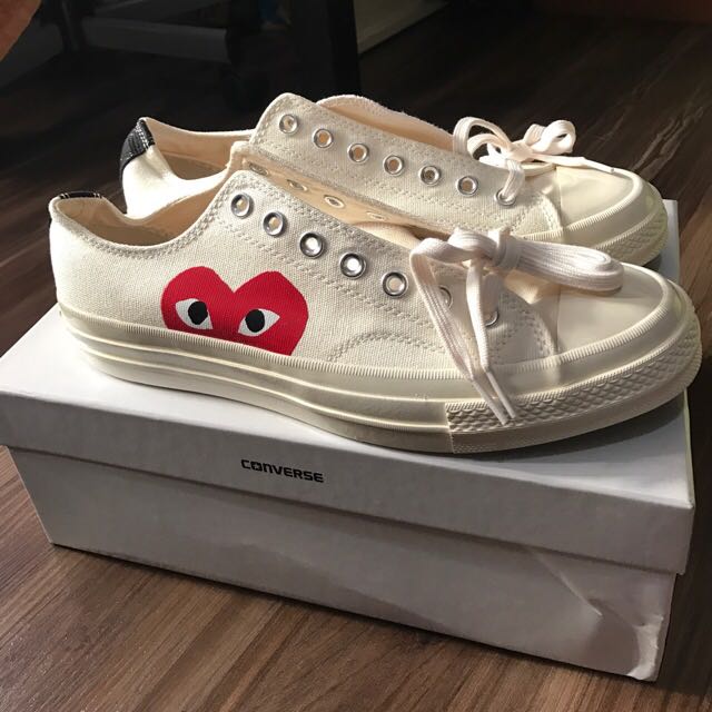 cdg converse size 9.5