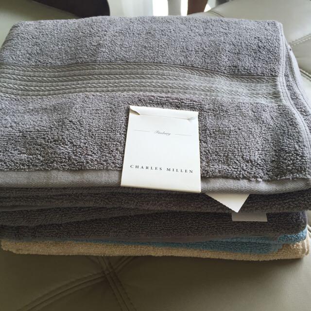 Charles millen bath towel Furniture Home Living Bathroom