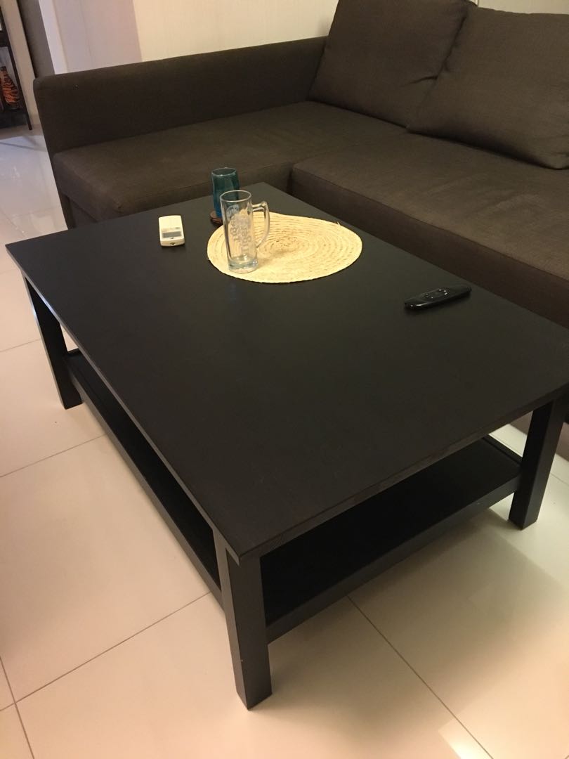 Coffee Table Ikea Hemnes Black Furniture Tables Chairs On Carousell