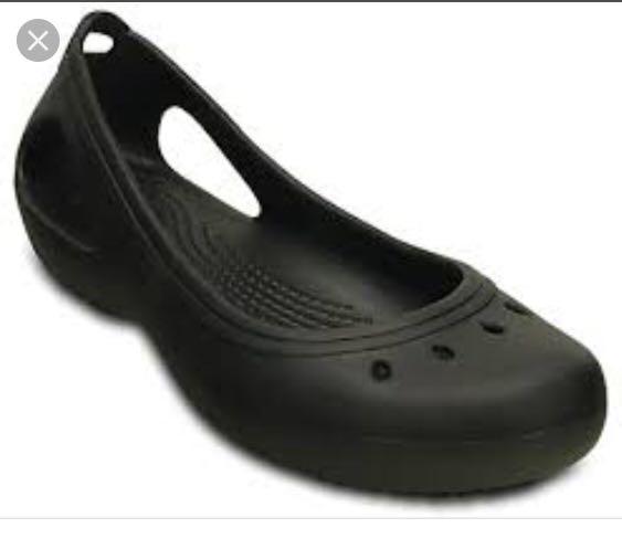white women's crocs size 7