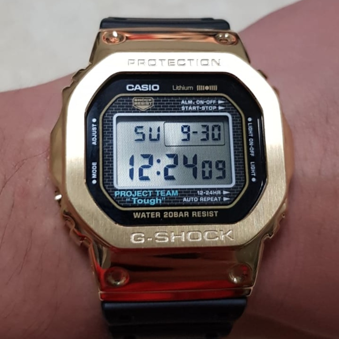 Casio dw 5000 cheap gold