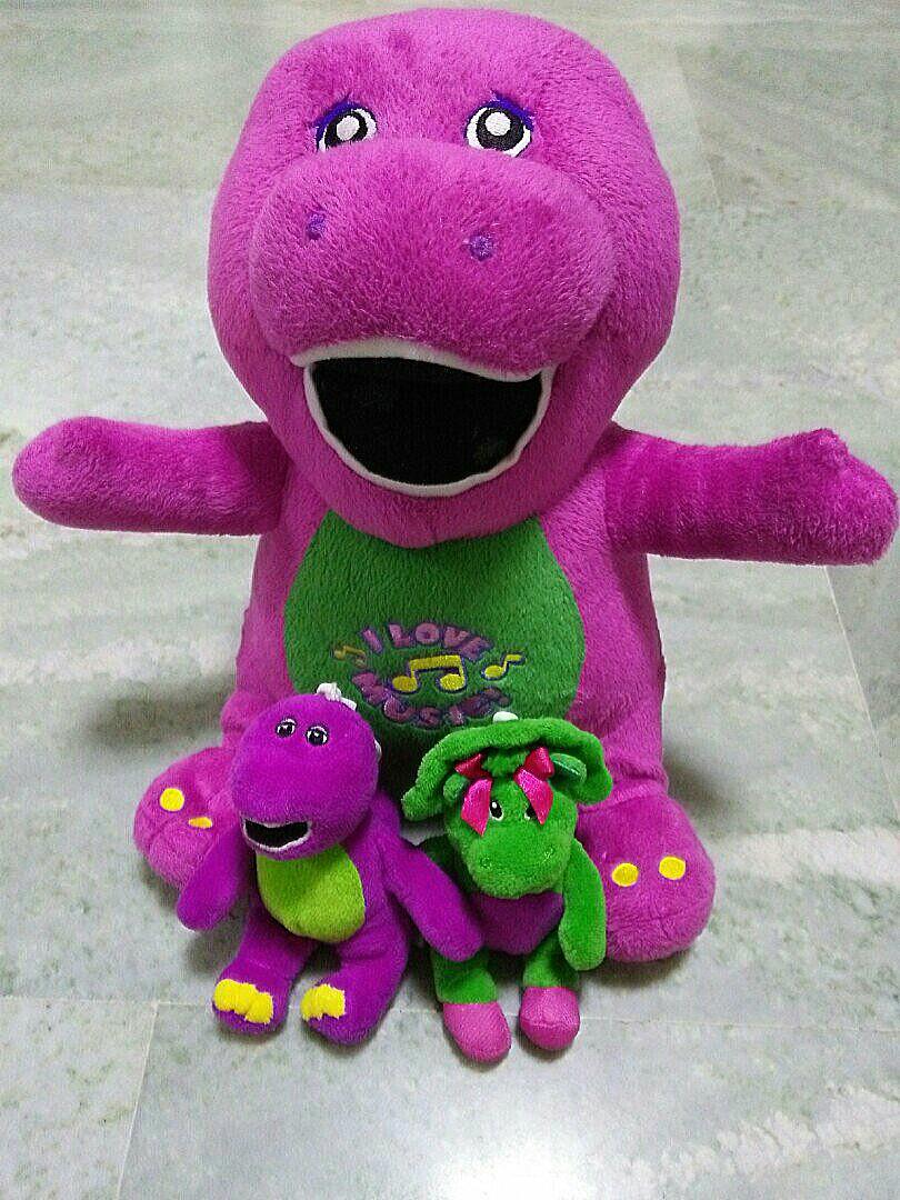 big barney stuffed animal