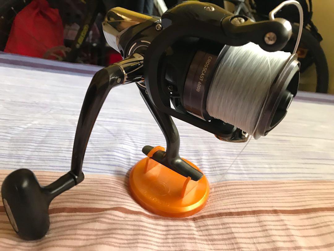 Surfcasting rod 13ft7 and reel combo Daiwa crosscast 6000 spinning, Sports  Equipment, Fishing on Carousell