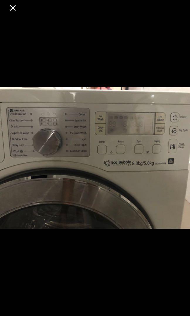 Eco bubble washing machine, TV & Home Appliances, Washing Machines and