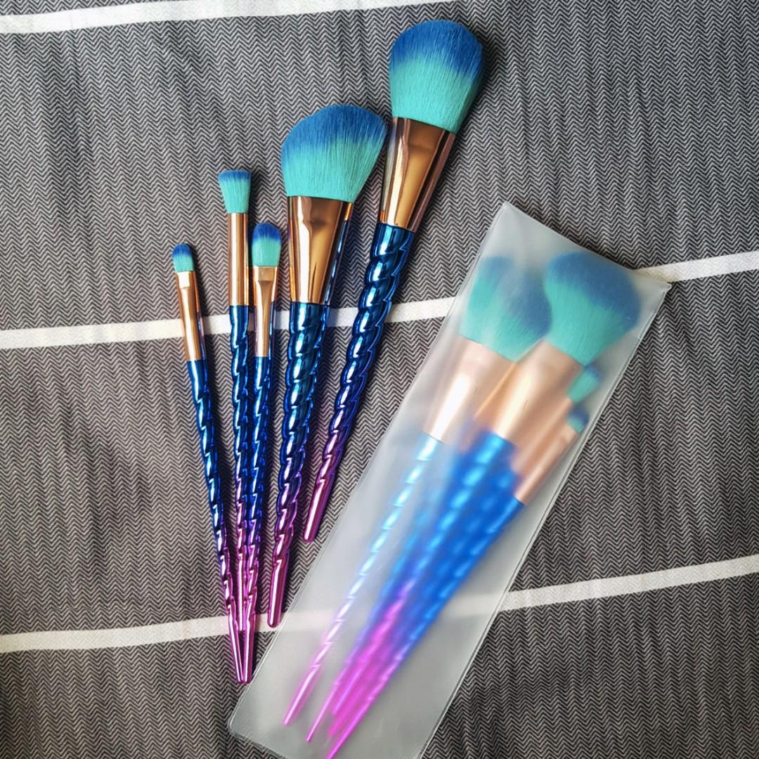 Excel Unicorn Makeup Brush Set Health Beauty Makeup On Carousell