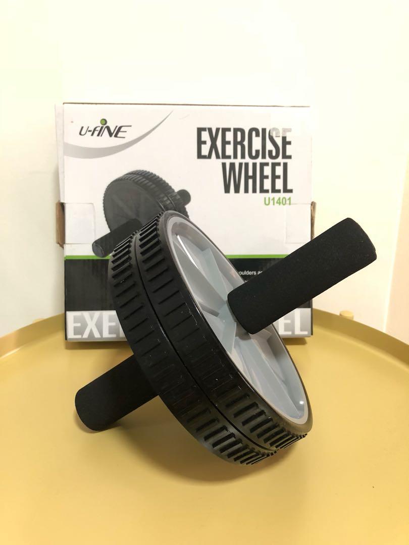 Exercise Wheel (Category: Exercise Mats) located in Singapore. Submitted by halamb (Listing ID 192483271, Image 1). Description: Never used exercise wheel Received as gift Comes with box Can meetup weekdays CTHub, Lavender MRT, Bendemeer MRT .
