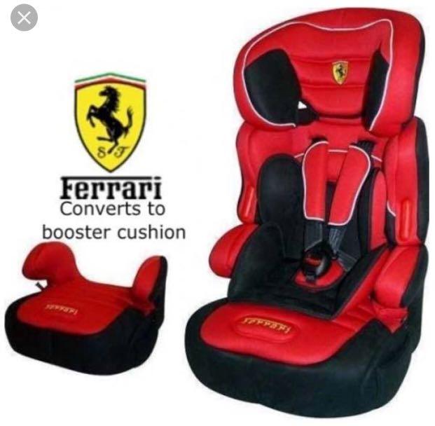 Ferrari child seat top