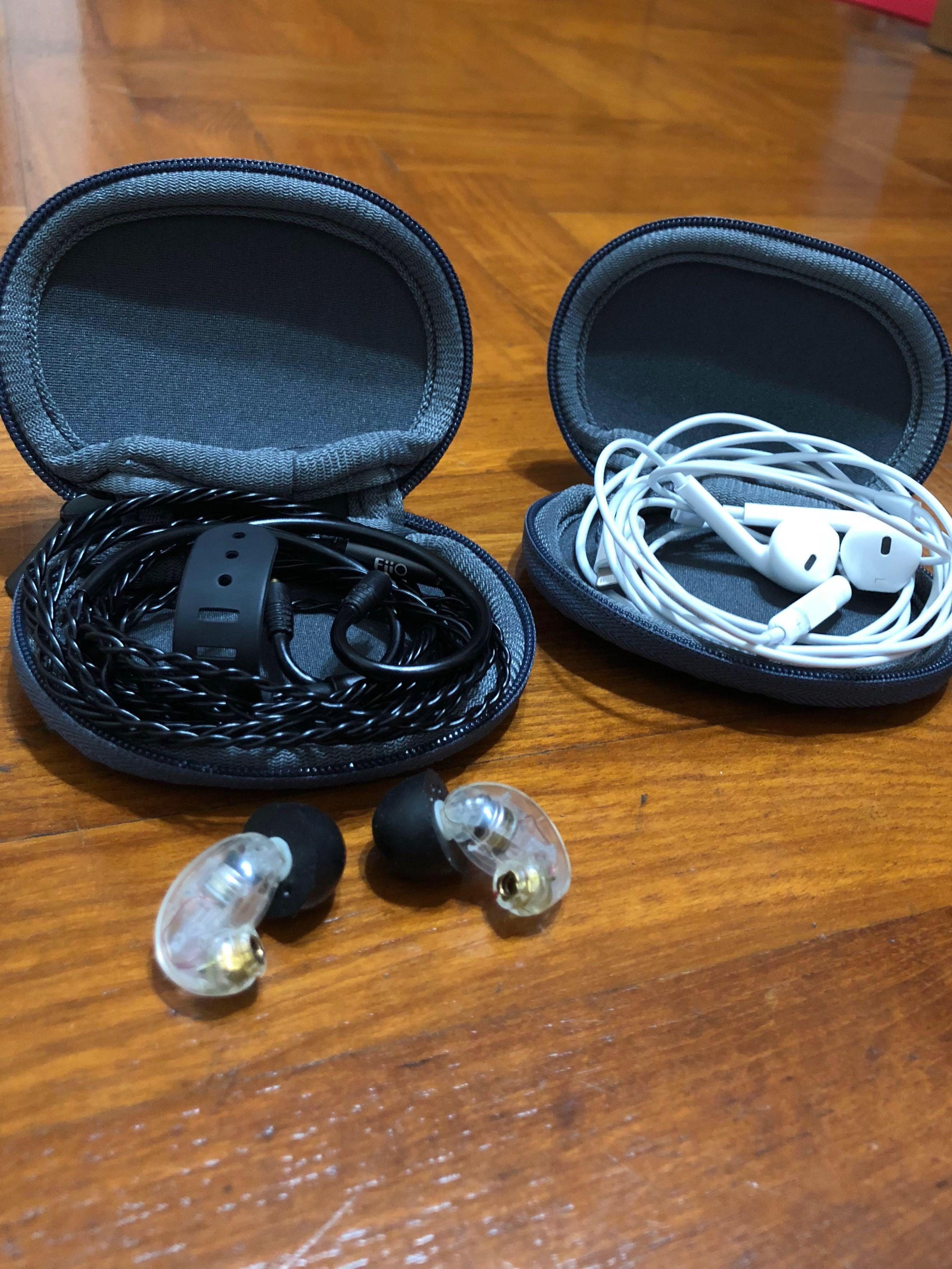 Fiio Earphone Carrying Soft Pouches, Audio, Earphones on Carousell