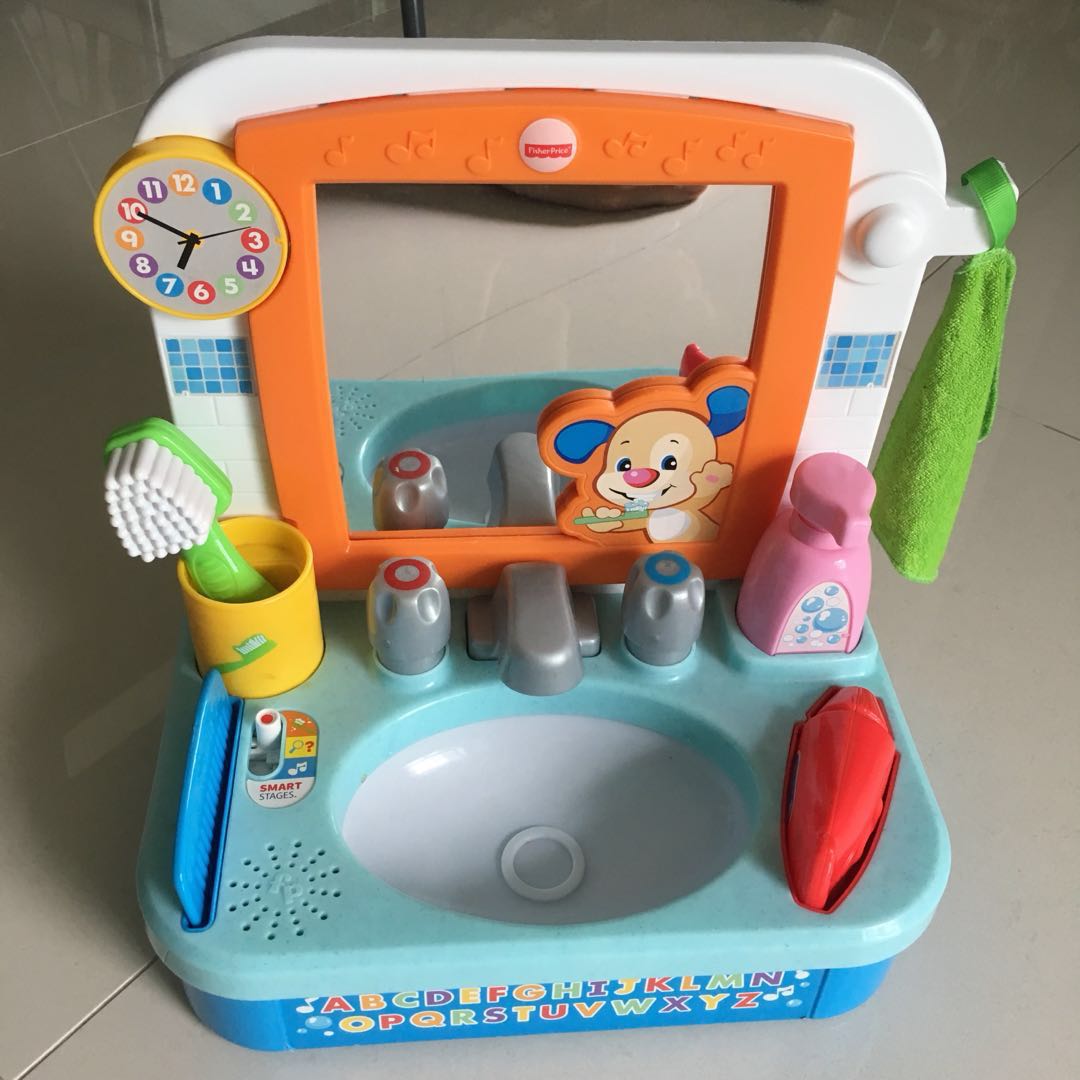 Fisher price laugh and learn pretend kids play sink
