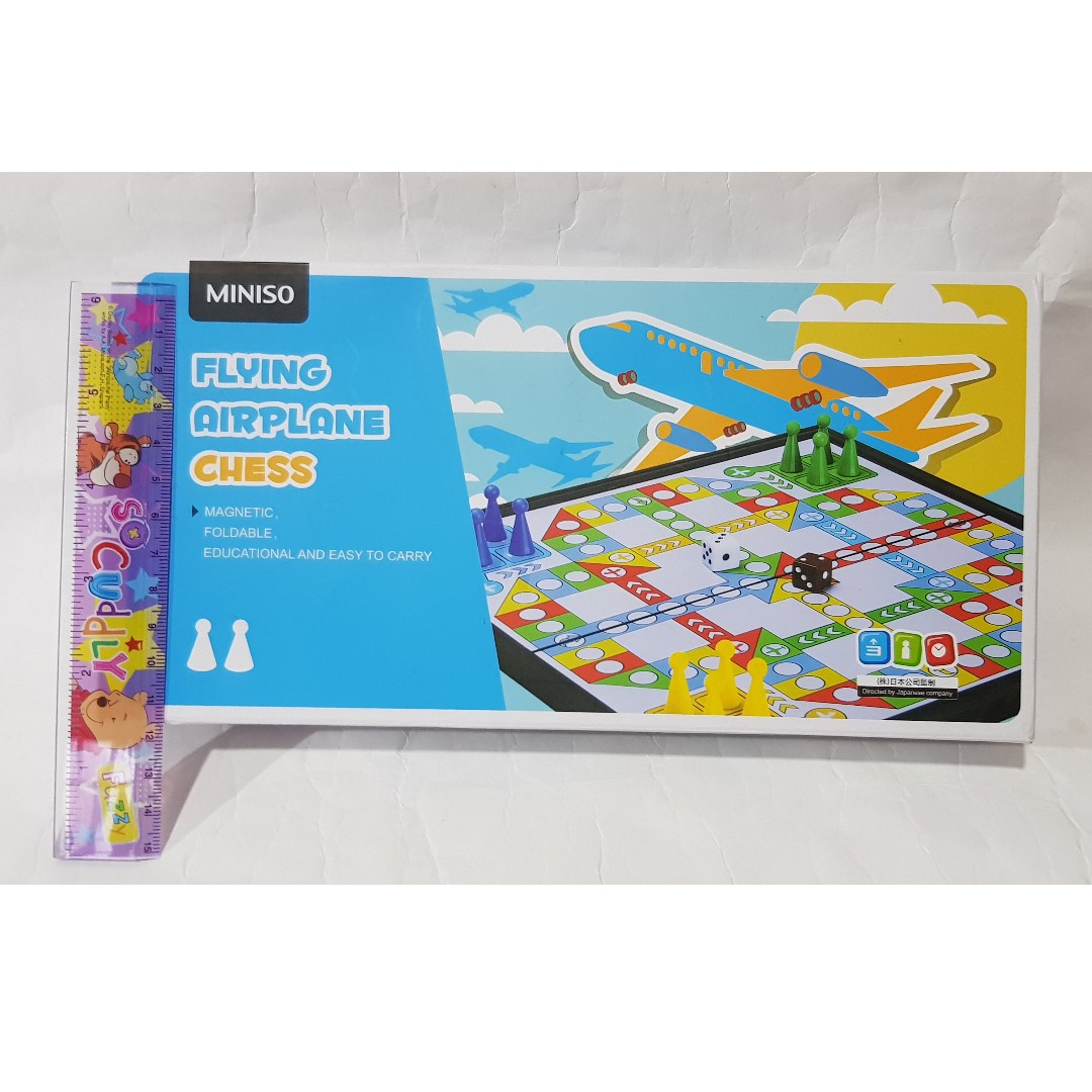 Flying Aeroplane Chess Miniso, Toys & Games, Board Games & Cards on