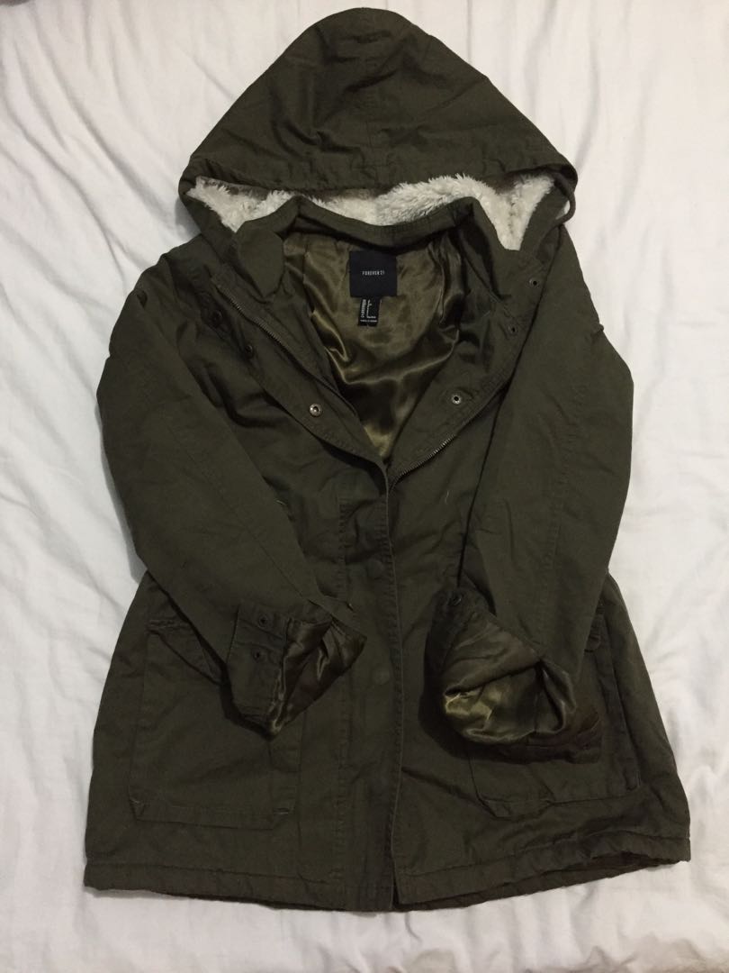 Winter jacket forever 21 sales