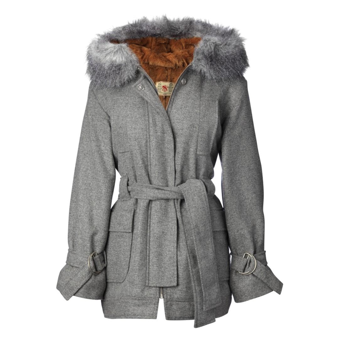 French connection grey discount coat