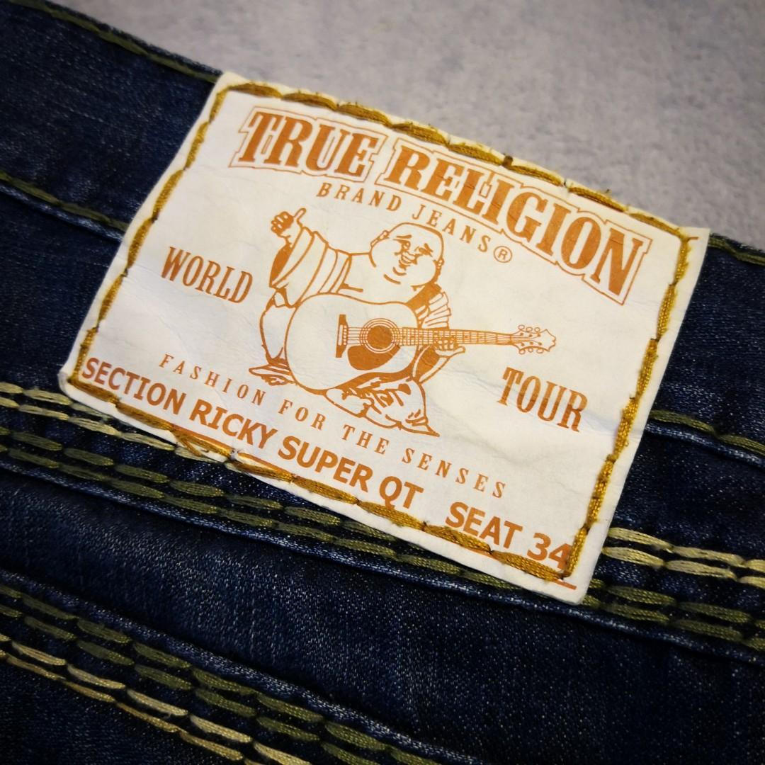 Genuine True Religion Jeans Ricky Super QT Signature., Men's Fashion ...
