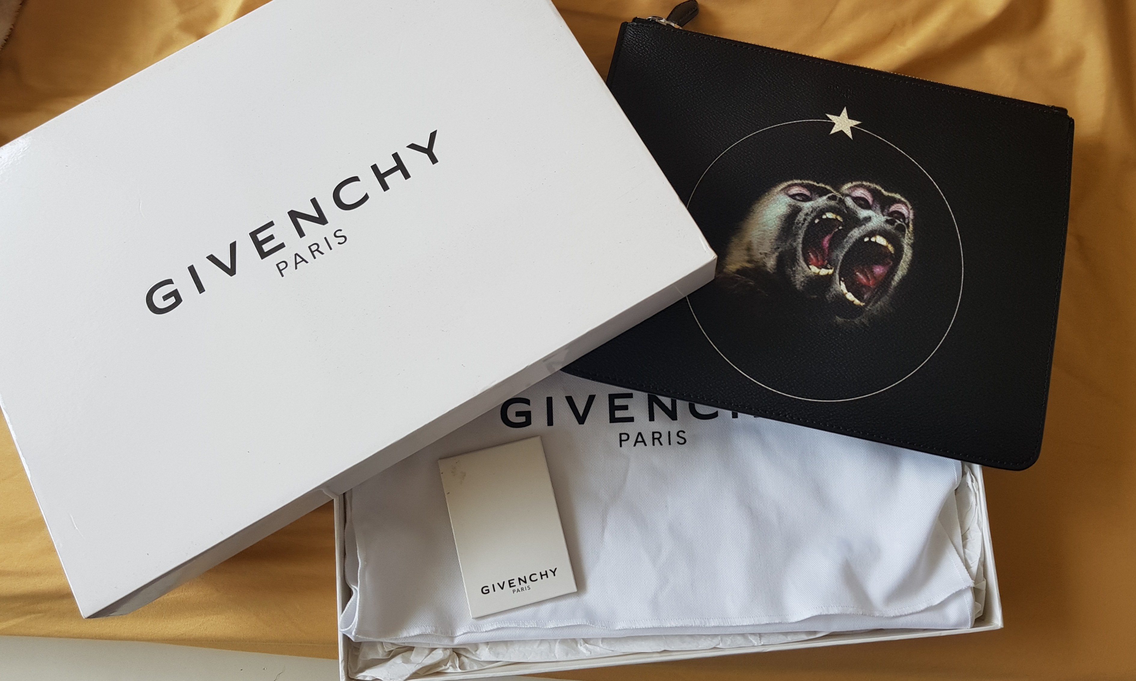 Givenchy monkey brothers clearance clutch