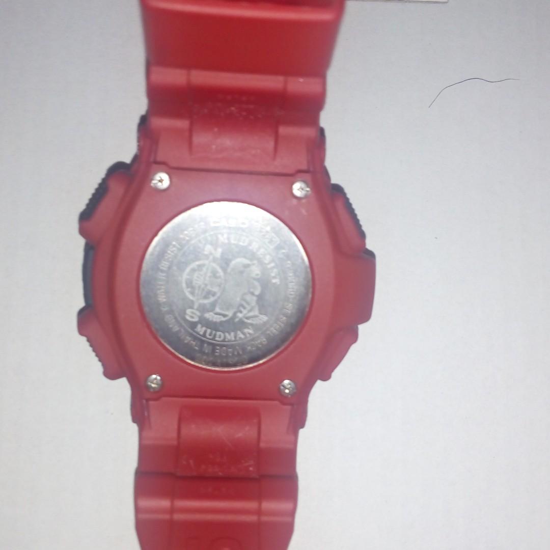 Gshock mudman gw9300rd rescue red Men s Fashion Watches