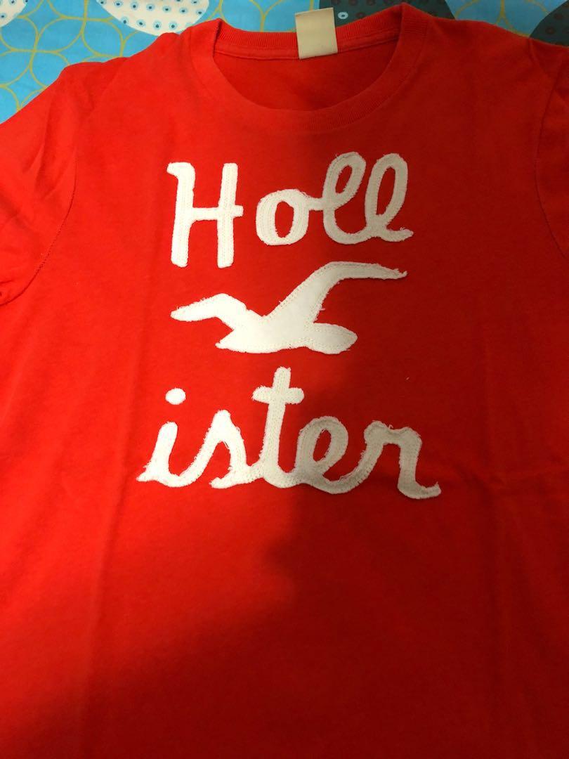 Holister orange tee （分類：T-shirt）位於 Hong Kong。 由 fasttrader 提交（商品編號 192374708，圖片 3）。簡介： 尺寸（上衣）: Intl L / EU 52 / UK 42 / US 42 Brand: Holister。