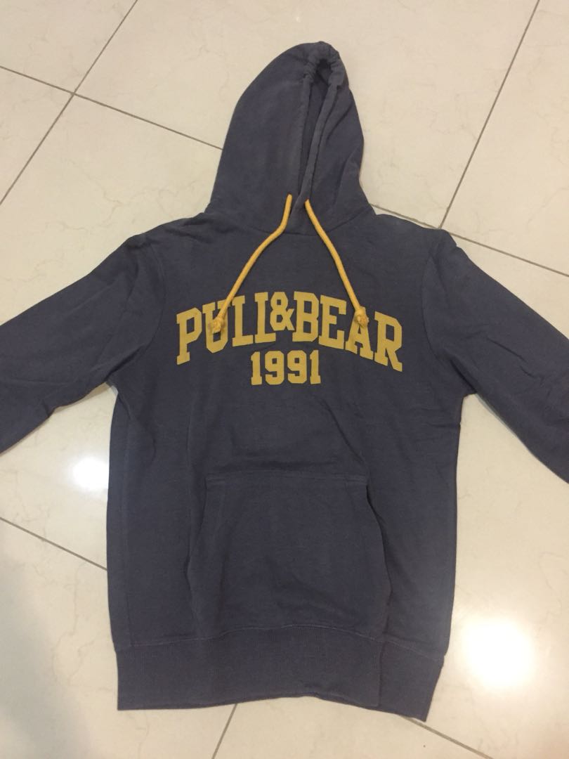 size hoodie pull and bear